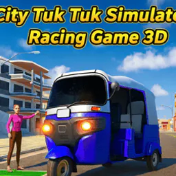 City Tuk Tuk Simulator: Racing Game 3D