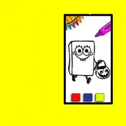SpobgeBob Halloween Coloring Book