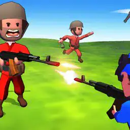 Little Commander. Red vs Blue
