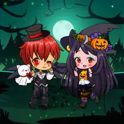 Halloween Chibi Couple