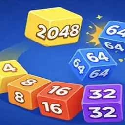 Snake 2048: Cube Merge