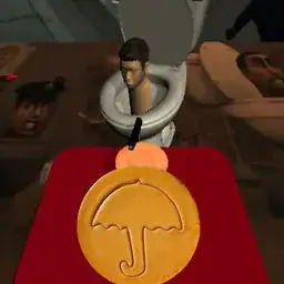 Skibidi Toilet Squid Game Dalgona