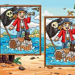 Pirates: Find The Diffs
