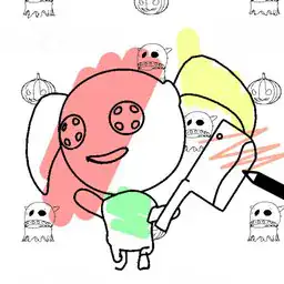 Monster Sketch Drawing Game