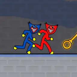 Stickman Huggy Party Duo