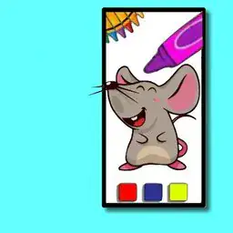 Funny Mouse Coloring Time