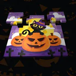 3D Halloween Jigsaw