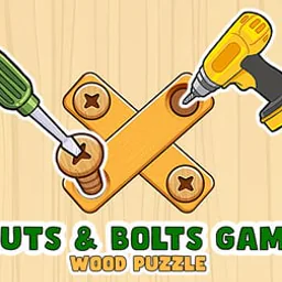 Nuts & Bolts Game: Wood Puzzle