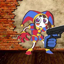 Pomni Maze Shooter