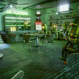Robot Bar - Find the differences