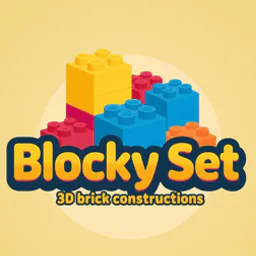 Blocky Set - 3d brick constructions