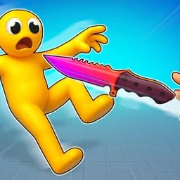 Ninja vs Ragdolls: Sharp Knife Throw!