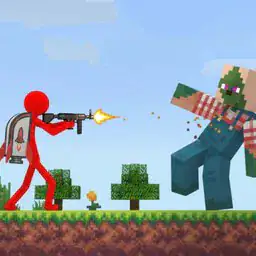 Red Stickman vs Craftmans 2