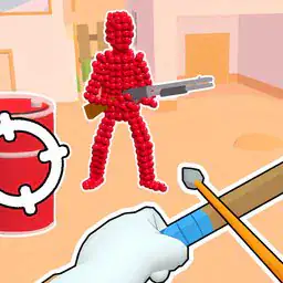 Stickman Archer: Shooting Arrows at Reds