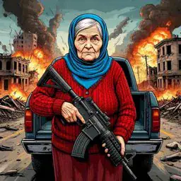 Grandma with machine-gun: Apocalypsis