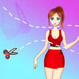 Anime Dress Up. Fashionable Girls