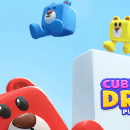 Cube Drop Puzzle: Match Color