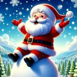 Santa Claus Xmas Run