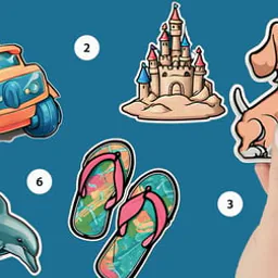 Sticker Book Puzzle: Color By Number