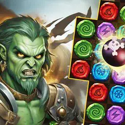 Magical Treasures. RPG match 3