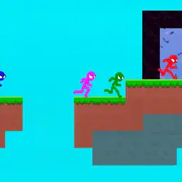 Stickman Party Parkour