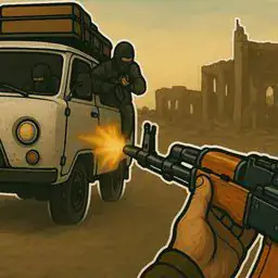 Road Chase: Shooter Realistic Guns