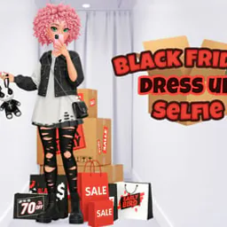 Black Friday Dress Up Selfie