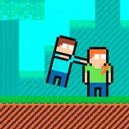 Friends Battle Knock Down