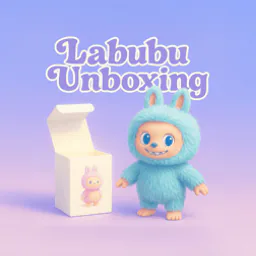 Labubu Unboxing & Match 3D