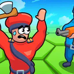 Tile Hex World: Red vs Blue