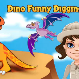 Dino funny digging 