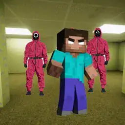 Minecraft Backrooms Squid Game Escape