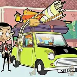 Mr Bean Car Hidden Teddy Bear