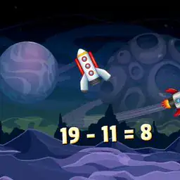 Math Rockets Subtraction
