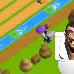 Skibidi Toilet Cross The Road
