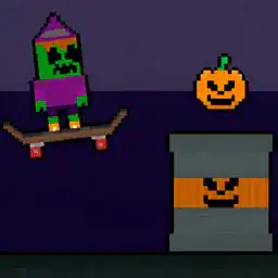 Obby Halloween Danger Skate