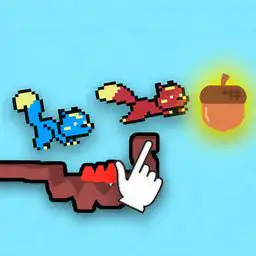 Squirrels and acorn - Draw your level!