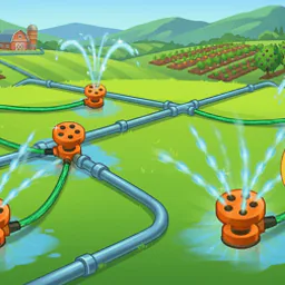 Happy Farm 1 Line Puzzle