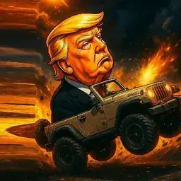 Trump Wheelie Challenge
