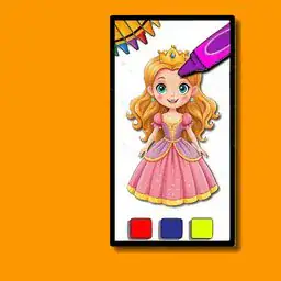 BTS Princess Coloring Book