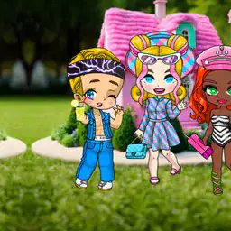 Blonde Chibi Fashion Show