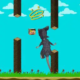 Ratomilton Spinning Flappy Minecraft