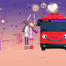 Valentines School Bus 3D Parking