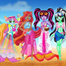Monster School Beach Party