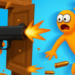 Ragdoll Gun Shooter! Cannon Spinner Playground